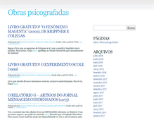 Tablet Screenshot of obraspsicografadas.org